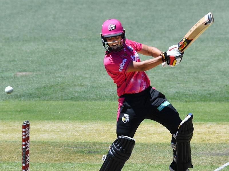 Ashleigh Gardner has scored 90 off 44 balls in Australia's tour match against India A in Mumbai.