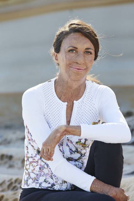Inspiring: Turia Pitt will compete at her first Ironman in Port Macquarie this weekend.