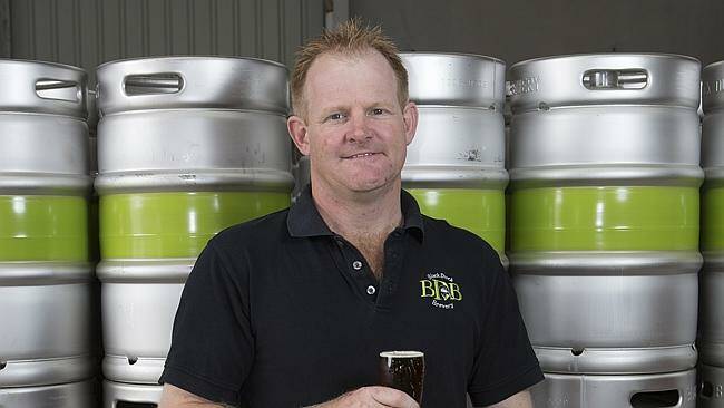 Knows his amber fluid: Alistair Owen of Black Duck Brewery is one of the brewers whose beer will be matched to a dish for the Brewers' Lunch at Sails Resort by Rydges on Sunday.