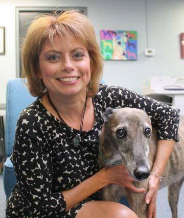 Christine Dorchak from Grey2K has called for greyhound racing to be banned. Photo: photos@smh.com.au