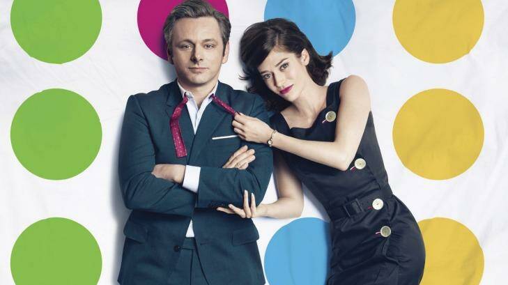 Michael Sheen and Lizzy Caplan in <i>Masters of Sex</i>.