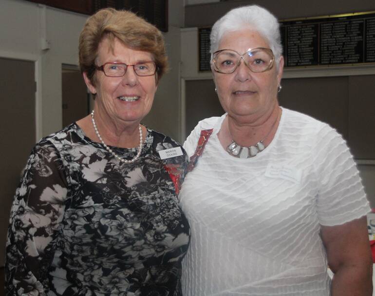 Well done: Enjoying the 2014 UHA North Eastern Region Zone Day are State President Marion Dickins and UHA Regional Representative Phillipa Passfield of Port Macquarie.
