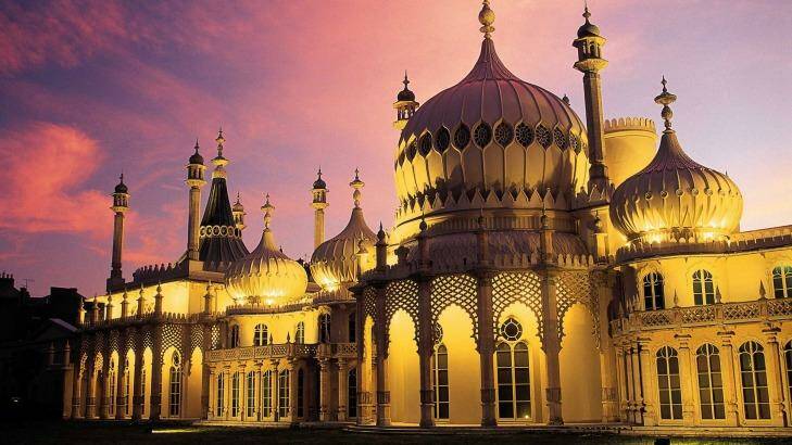 The Royal Pavilion in Brighton, Sussex, is one of the area's stunning National Trust properties. 