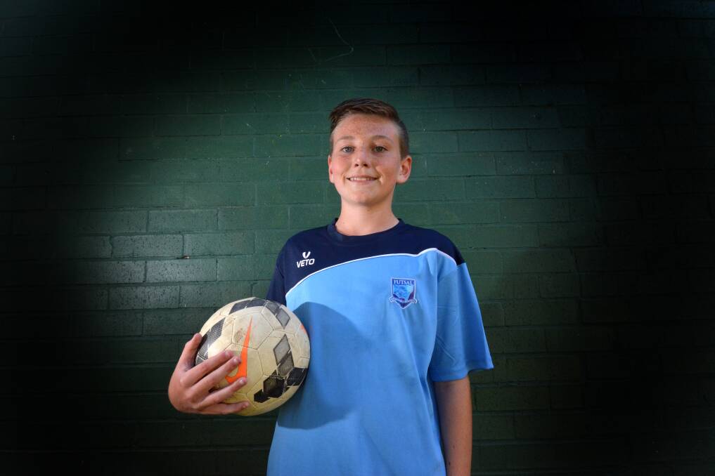 Can't wait to get on the plane: Bailey Spokes will tour with the Australian futsal team next April.