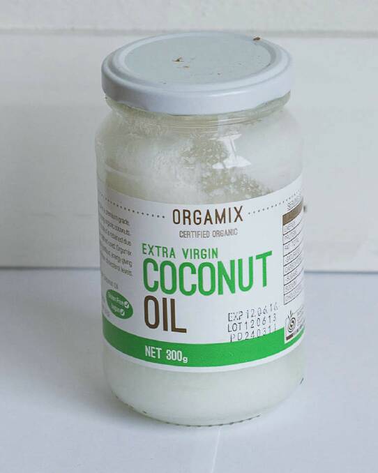 Orgamix extra virgin coconut oil is great for eggs in the morning and stir fries. Photo: Christopher Pearce