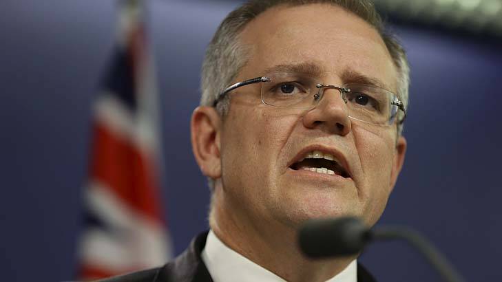 Moving onshore: Scott Morrison announces his decision on Friday. Photo: Wolter Peeters