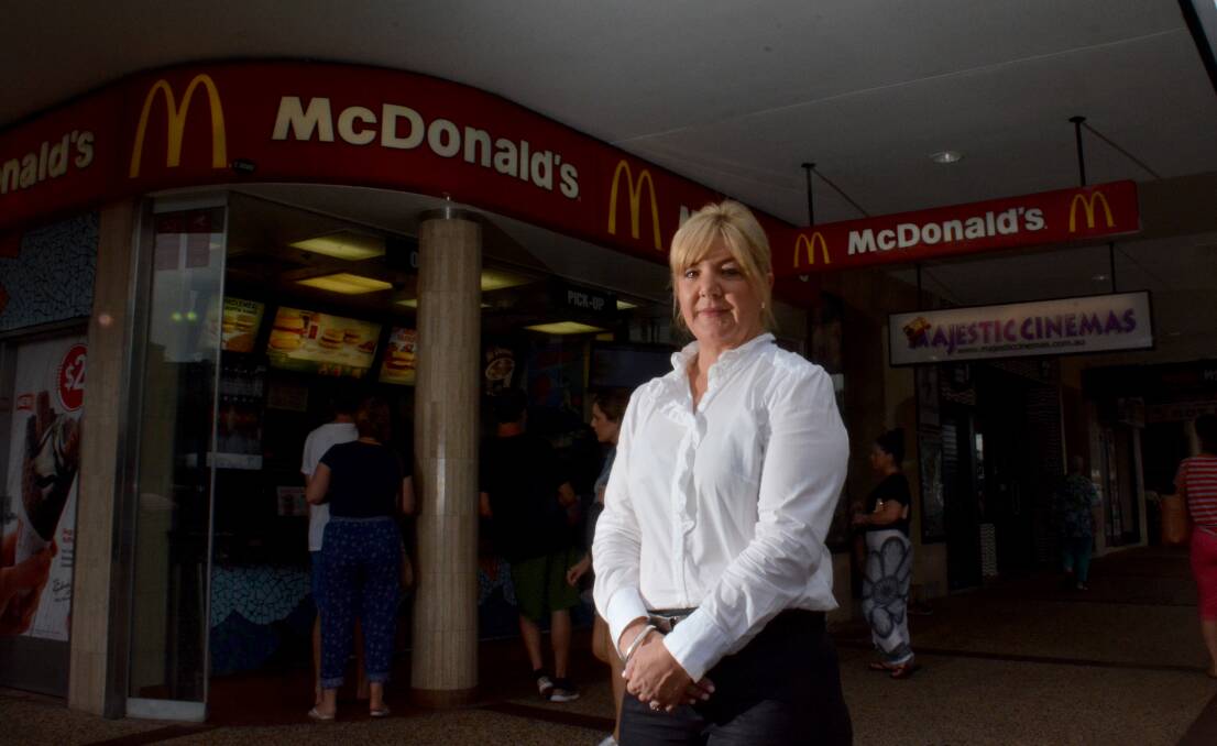 End of an era: McDonald's owner-operator Jacqui Jones says the closure of her store on Sunday will be followed by a larger CBD presence in the future. The current store is closing because it is too small. Pic: MATT MCLENNAN