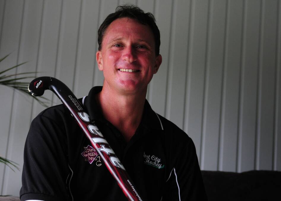 New role: Simon Thresher has taken over from Jarrod Smith as Port Macquarie Hastings Hockey Association president.