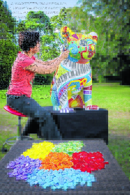 Kaleido Koala: A musically inspired koala designed by Francessca O'Donnell from Out There Design & Mosaic.