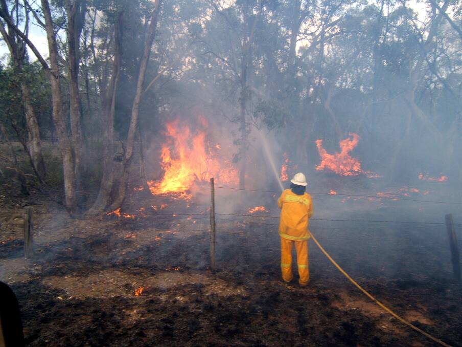 Be prepared: RFS District Manager Supt Kam Baker said the Hastings will soar into the high fire danger zone this week.