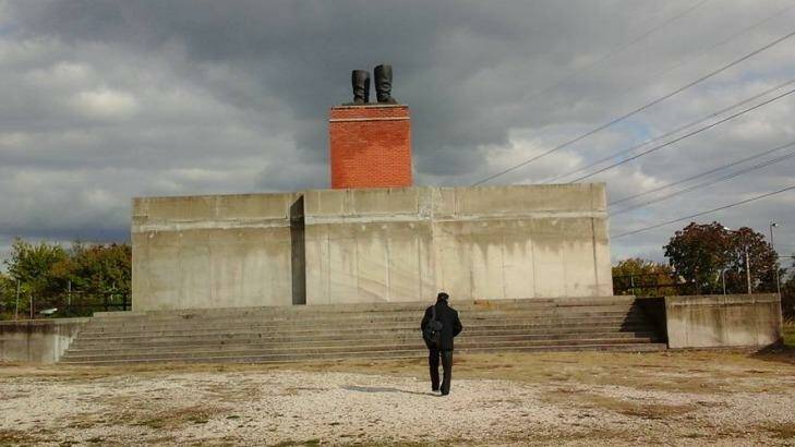 Lenin's boots at Memento Park. Photo: Helen Womack