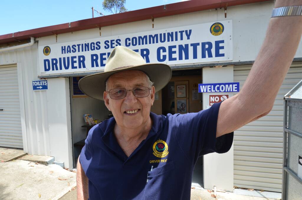 'We'll keep going until we're told we're not required': Hastings Driver Reviver Centre co-ordinator Gordon Toms is expecting more visitors next weekend.