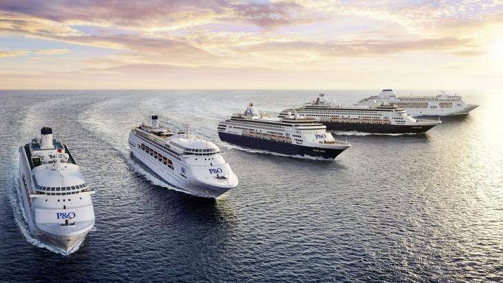P&O Cruises five-ship fleet.