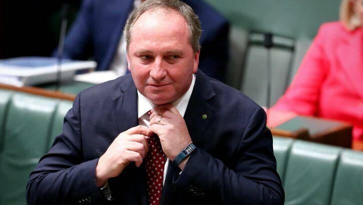 Deputy Prime Minister Barnaby Joyce said there were plenty of affordable homes in his home town of Tamworth. Photo: Alex Ellinghausen