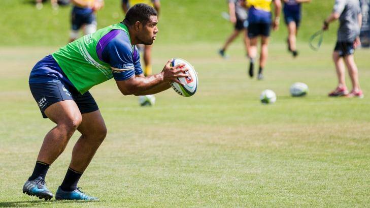 ACT Brumbies prop Scott Sio is in a race against time to be fit for the Brumbies' season opener in Christchurch.  Photo: Jamila Toderas