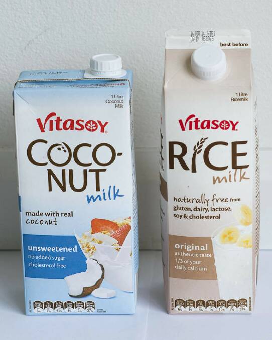 Staples: Coconut milk goes into smoothies. Photo: Christopher Pearce