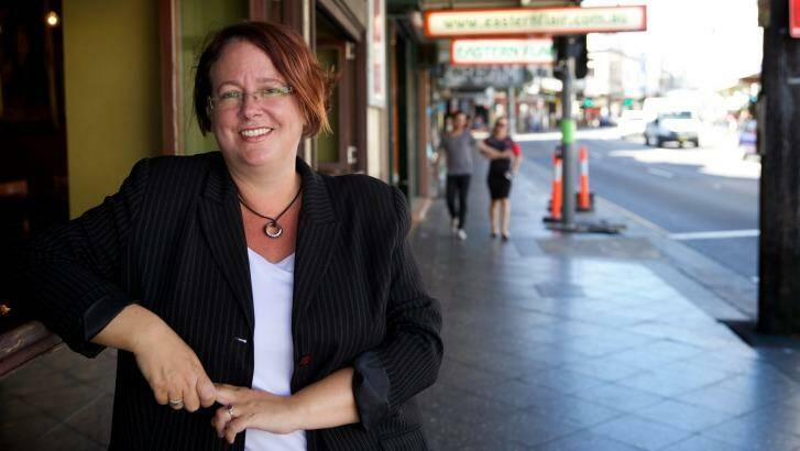  Penny Sharpe, the Labor candidate for Newtown  who has given up her Legislative Council seat to run. 
 Photo: Wolter Peeters WLP