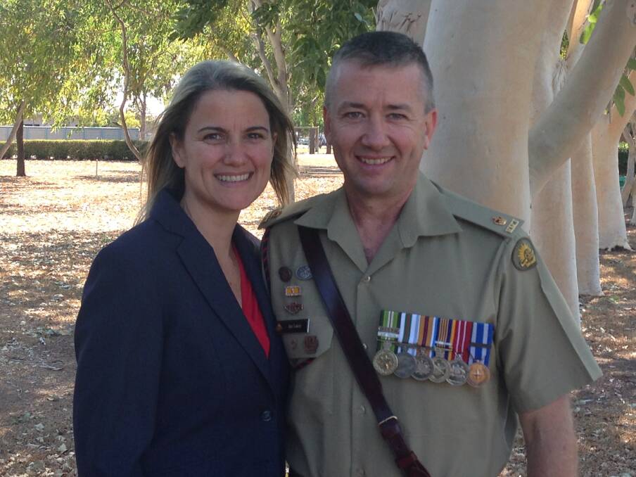 Distinguished service: Major Ian Lakey, OAM, is guest speaker at Port Macquarie's 100th Commemoration of Anzac Day.