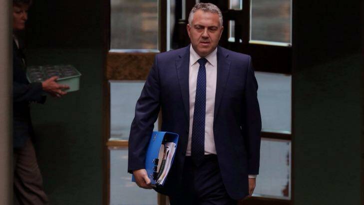 Treasurer Joe Hockey's contribution to the debate in the party room was "extraordinary", according to one MP. Photo: Andrew Meares