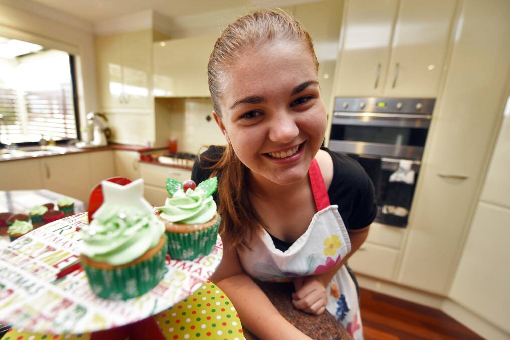 Tempting treats: Tayla Fehon's new business venture is baking up interest in the Hastings community.                                                                                Pic: MATT ATTARD