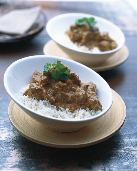 Madras-style beef curry <a href="http://www.goodfood.com.au/good-food/cook/recipe/madrasstyle-beef-curry-20131031-2wj7z.html"><b>(recipe here).</b></a>