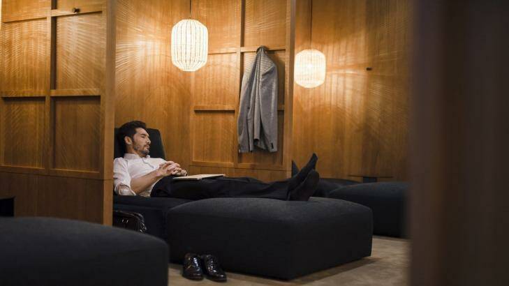 There is plenty of space to relax at the new lounge in Hong Kong.