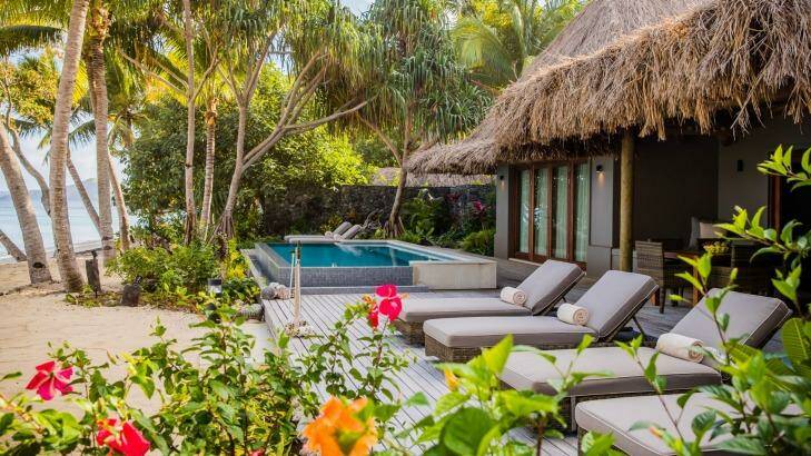 Kokomo Island Fiji, five-star barefoot luxury resort.