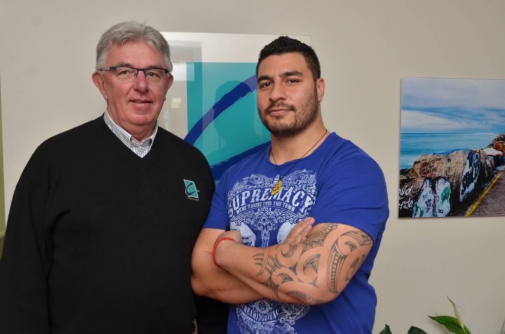 End of an era: Centacare has  
confirmed it will cease operating the Christo Youth Service from the end of July. Pcitured: Centacare director Tony Davies with Christo youth worker John Talamaivao.