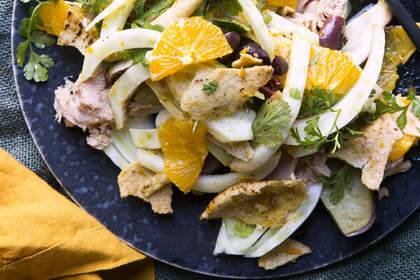 Can-do recipes: Tinned tuna with sweet potato and fennel. Photo: BONNIE SAVAGE