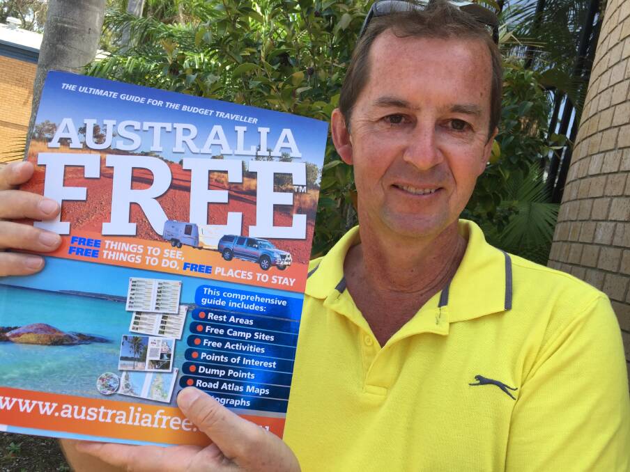 Free spirit: Avid traveller Mike Koch has published a travel book about where to stay and play across Australia for free.