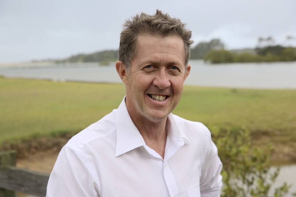 Weather permitting: Cowper MP Luke Hartsuyker says the Macksville bypass will hopefully be open before Christmas, ensuring  holiday traffic flows smoothly on the Pacific Highway.