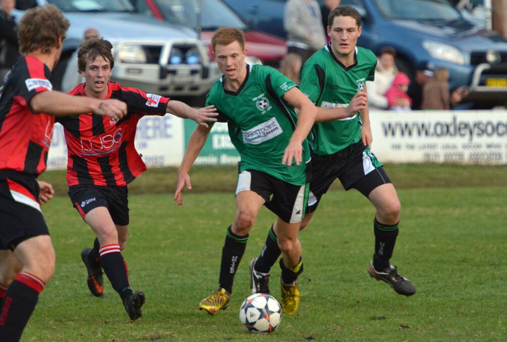 Josh Casey will line up with Maitland FC in the