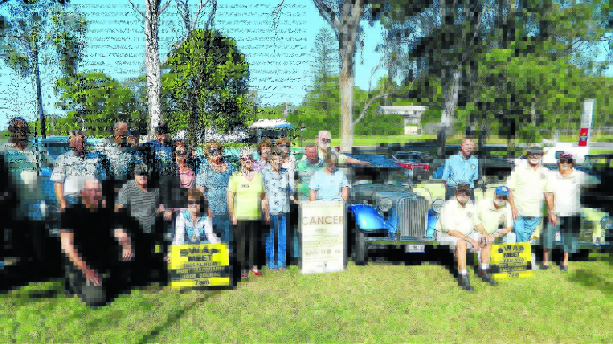 Search for a bargain: Members of the Hastings Auto Restorers Society are geared up and ready for the huge annual swap meet on Sunday at Port Macquarie Racecourse.