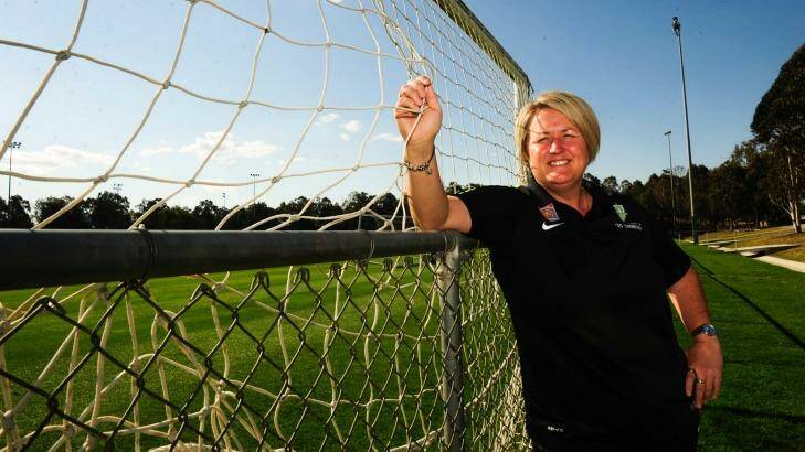 Sport: Canberra United coach Rae Dower. 15th October 2015. Photo by Melissa Adams of The Canberra Times. Photo: Melissa Adams