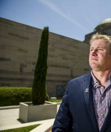 Troubled by his experiences: Rob Pickersgill, a veteran who suffers from PTSD. Photo: Jay Cronan