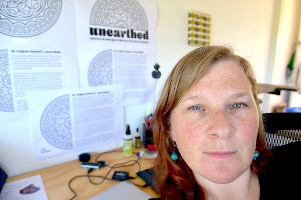 Groundbreaking work: CSU graphic design lecturer and PROOF creative director Willhemina Wahlin designed an exhibition which calls for greater protections of women and girls in India.
