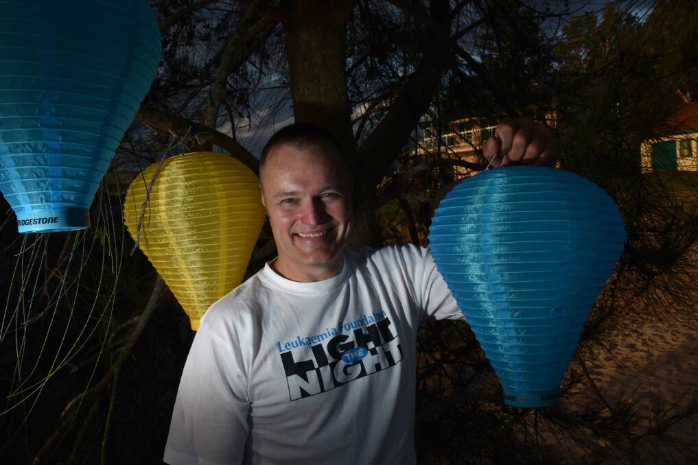 Light up for Leukaemia: Greg French is hoping for a big turn out at Westport Park tonight for the Light the Night event.