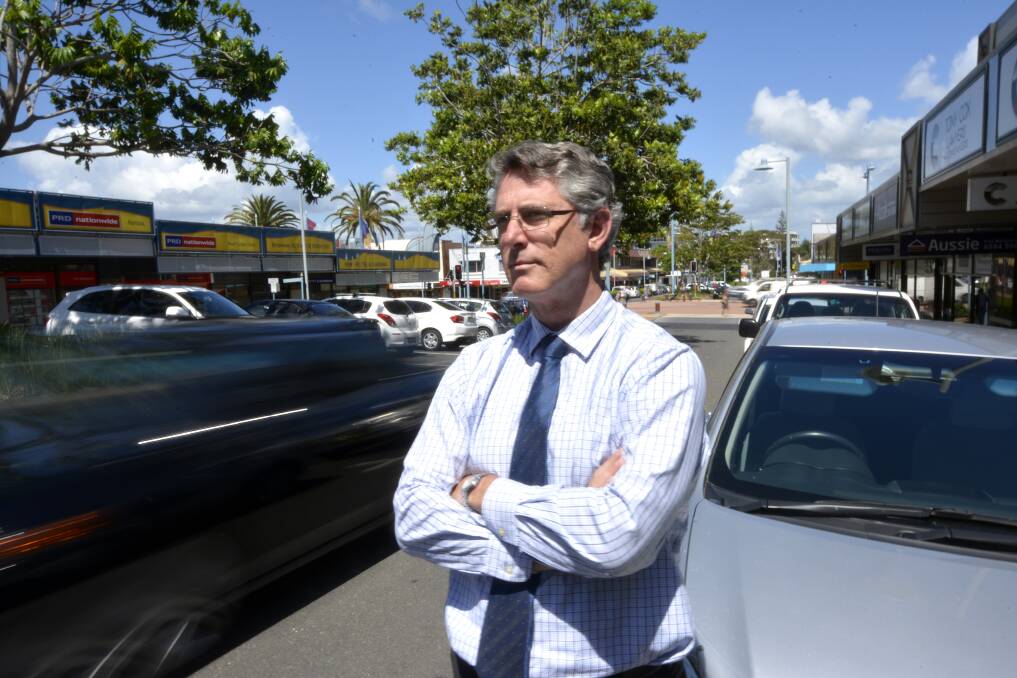 Not good enough: Port Macquarie Chamber of Commerce's president, Hadyn Oriti, says the price of fuel in town is "just outrageous" and has complained to the ACCC. Pic: Peter Gleeson