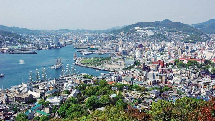 View over Nagasaki.  Photo: Supplied