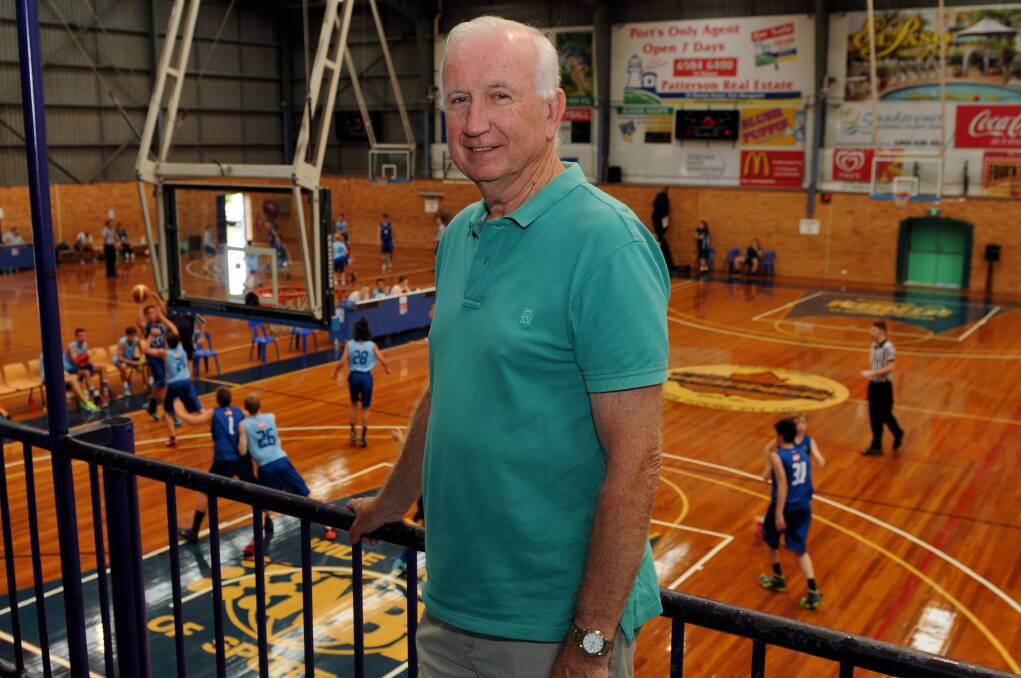 One of the greats: Basketball coaching icon Adrian Hurley was in Port Macquarie this week to watch some of the on court action and help the coaches improve their trade.