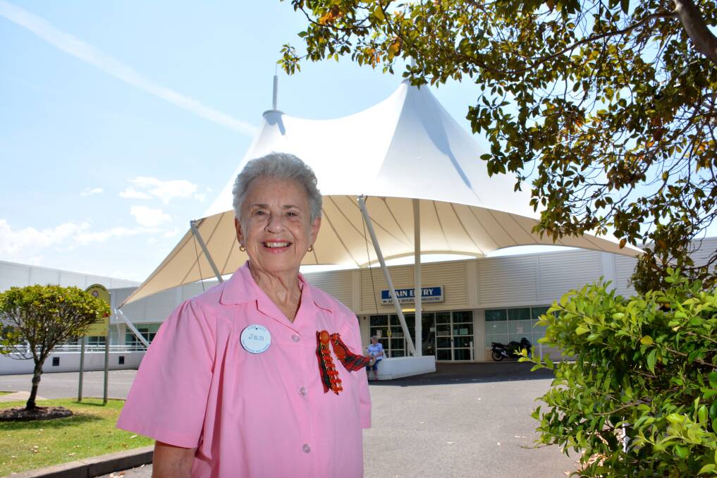 An original:?Long-serving pink lady and former Port Macquarie Base Hospital Community Board of Advice member Jan Maskill is proud of her association with the hospital.
