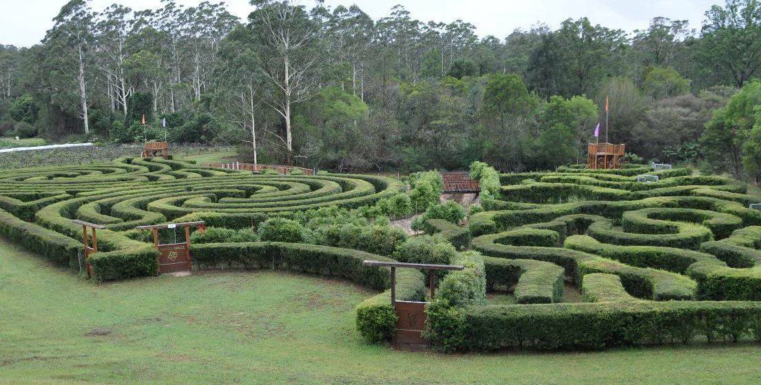 Bago Maze: Two hundred metres of winding pathways to get lost in.
