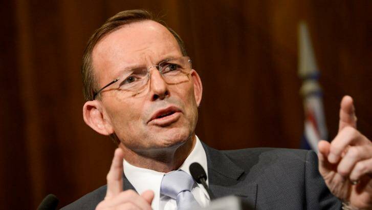 Kept well away: Prime Minister Tony Abbott. Photo: Justin McManus