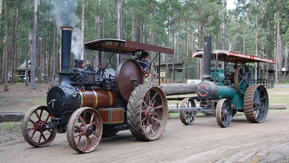 Wauchope rolled out the vintage machinery for the 2014 Timbertown Steam Festival.