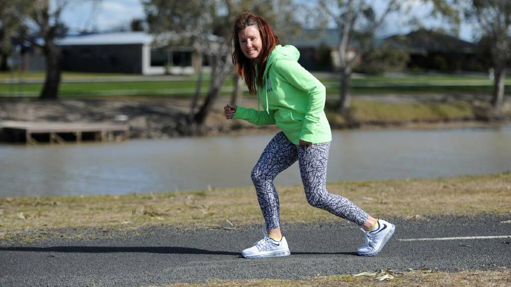 STRONG: Horsham's Simone O'Brien will take another step in her recovery on Sunday when she aims to complete the 10-kilometre Bridge to Brisbane run. Photo: SAMANTHA CAMARRI