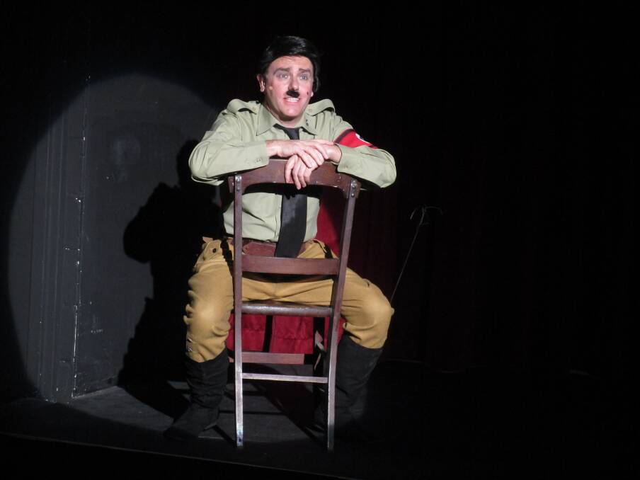Heil myself: The very gay character Roger De Bris (Adrian Davis) plays Hitler in the show within a show musical Springtime for Hitler.