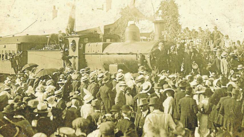 The much awaited official opening of the Taree to Wauchope section of the North Coast Railway on Wednesday, April 14, 1915.