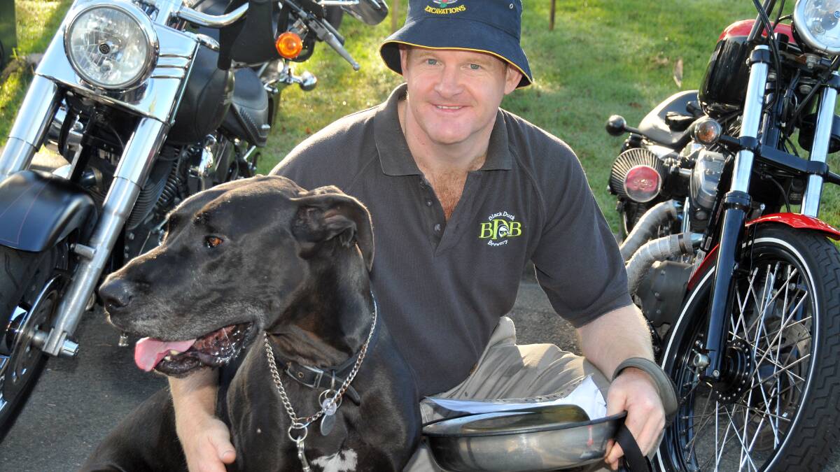 On the Black Dog ride in Port Macquarie.