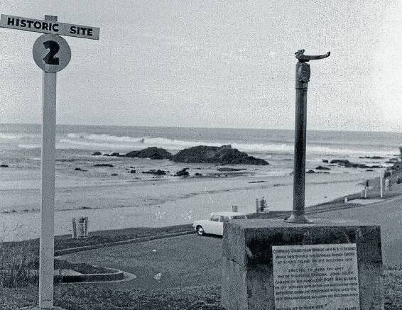 Historic Site – Historic Marker at Town Beach, 1968
