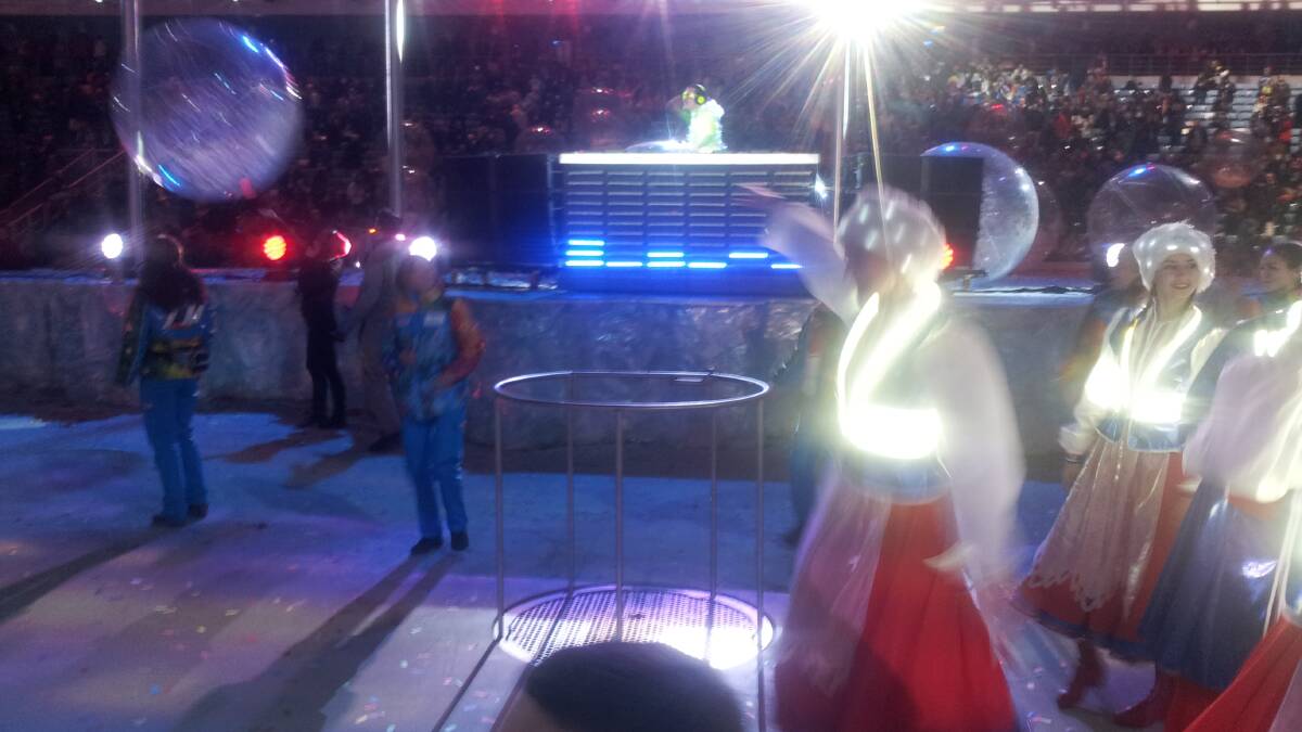 The closing ceremony at Sochi.